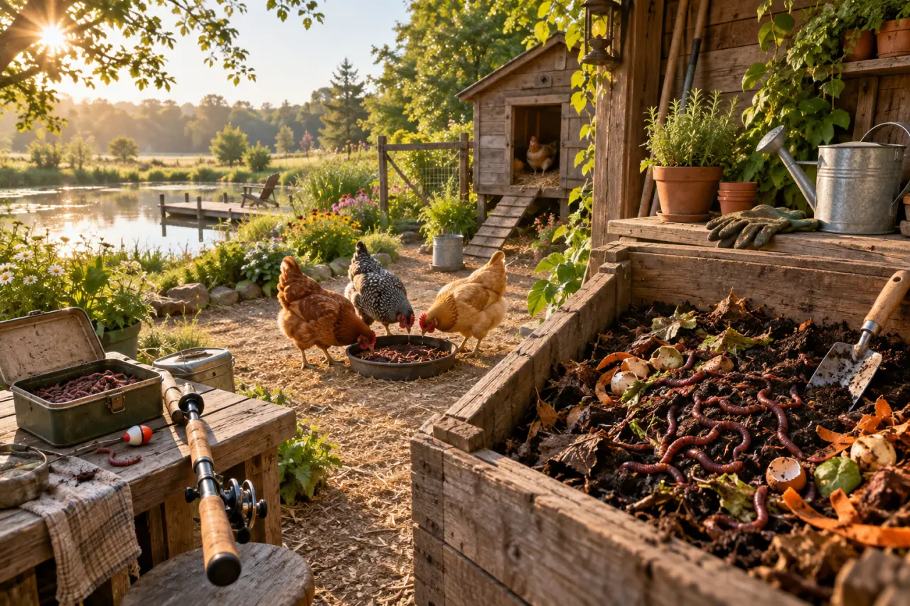 Vers de terreau : quel format choisir pour pêcher, nourrir ou composter ?
