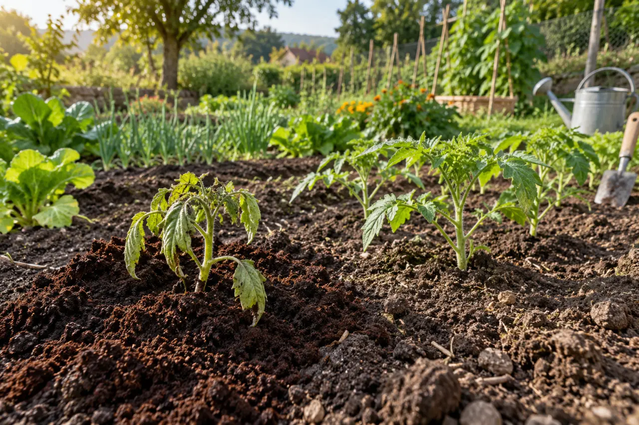 Marc de café au jardin : pourquoi il peut freiner les jeunes plantes